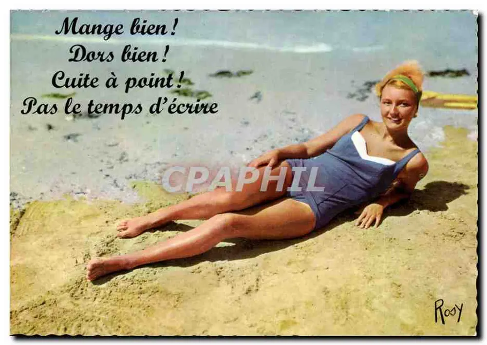Frau im Badeanzug — Strand — Rooy - Vorderseite