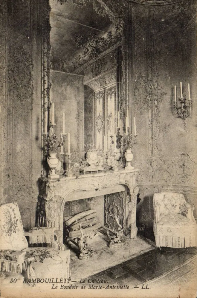 Rambouillet — Das Schloss. Das Boudoir von Marie-Antoinette — LL. - Vorderseite