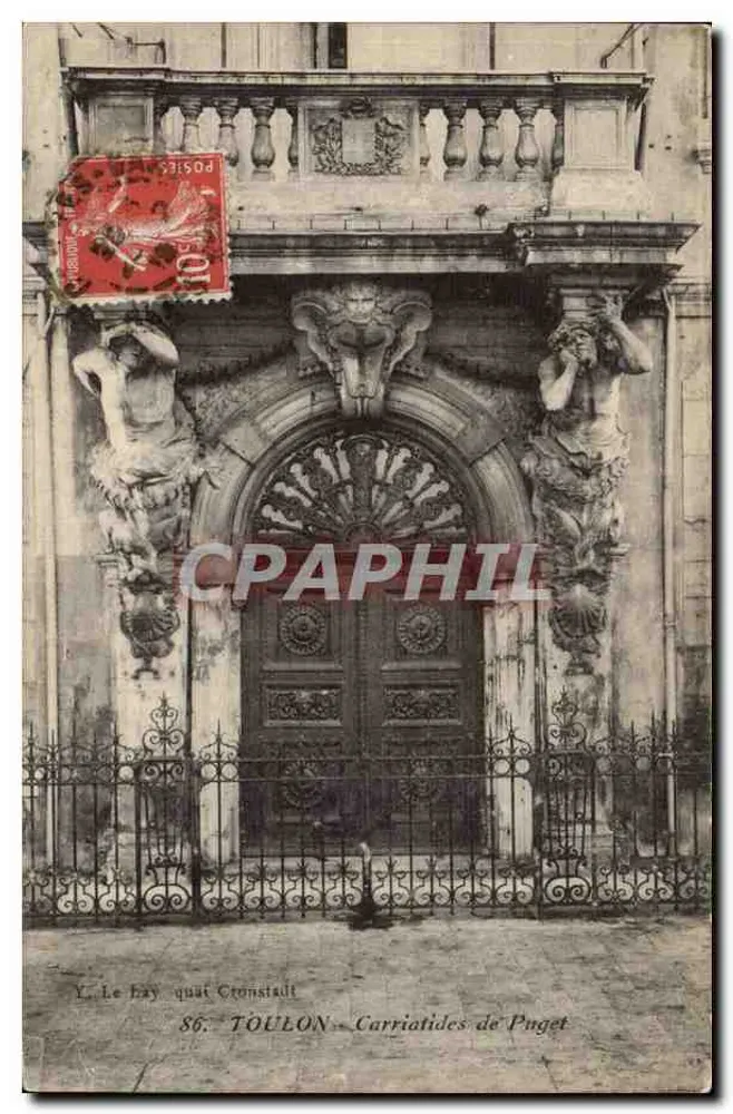 Toulon - Cariatides de Puget — Y. Le Bay quat Cronstalt - Frente
