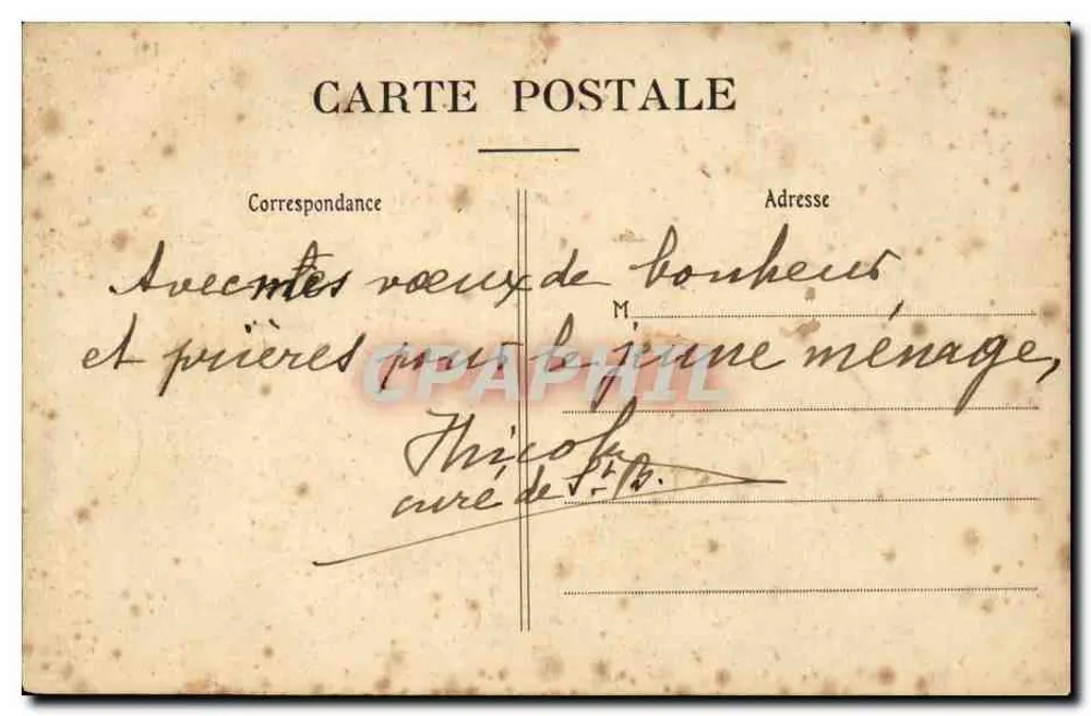 Reims — Igreja de São Benedito — Fototipia J. Bienaimé, Reims - Verso