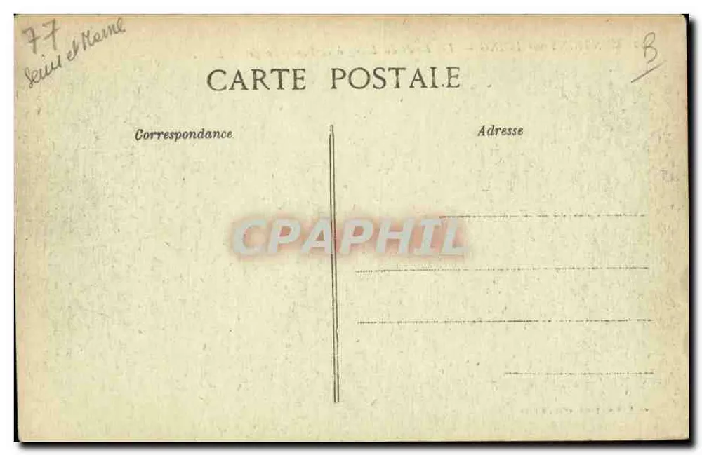 Montigny-sur-Loing — Die Ufer des Loing bei La Vanne-Rouge — L.C. — L. Coffin, phot. publ. Moret - Rückseite