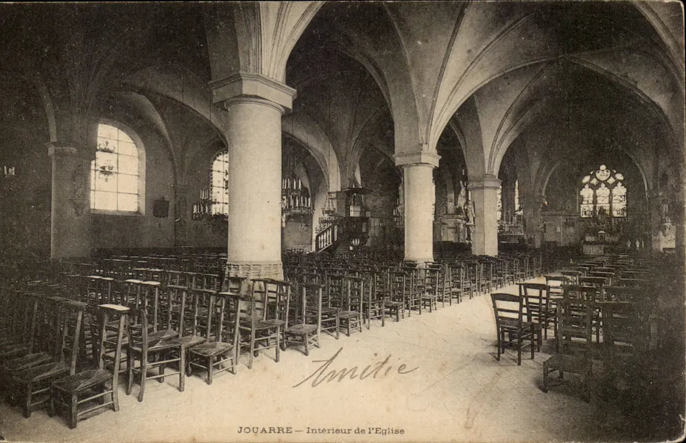 Jouarre — Interior da Igreja — Amizade - Frente