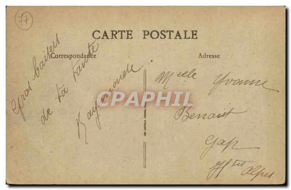 Crécy-en-Brie (S.-et-M.) — Ansicht der Kirchturme (13. Jahrhundert) — D. R. PARIS 200 - Rückseite