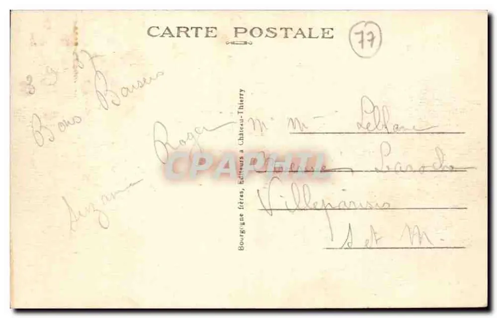 Trilport (S.-et-M.) — Pont da Marne — Ed. Migny - Verso