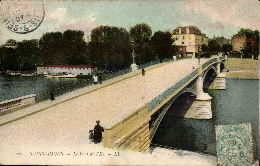 SAINT-DENIS — O Ponte da Ilha — LL. - Frente