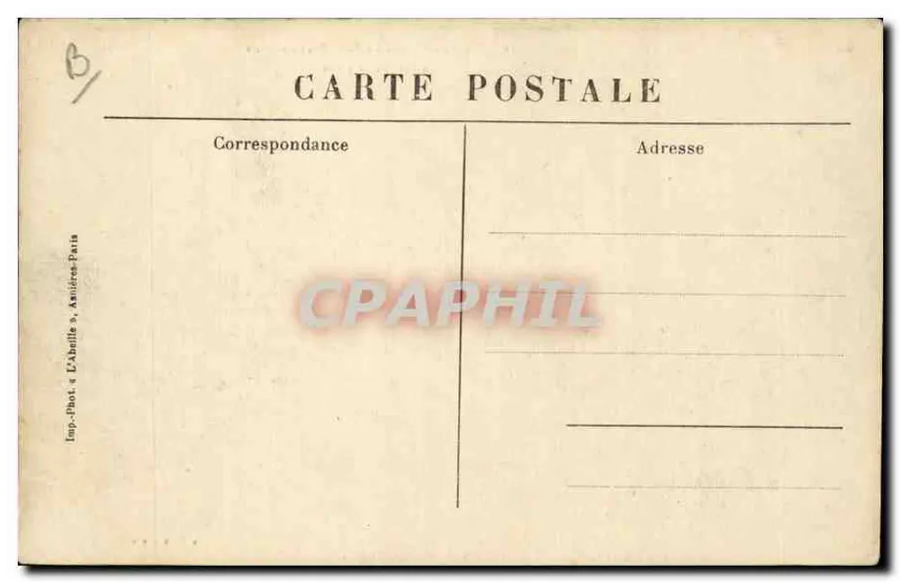 Suresnes — Der kleine Arm der Seine auf der Insel Folie — L'Abaille, n°39 - Rückseite