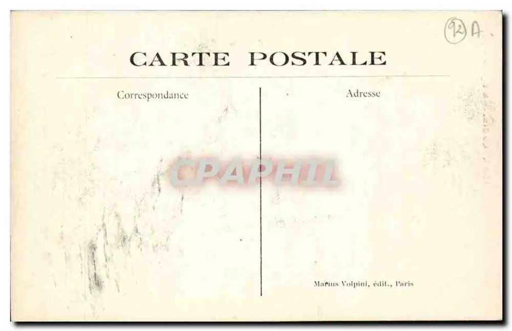 Rueil - A Igreja - M. V. - Verso