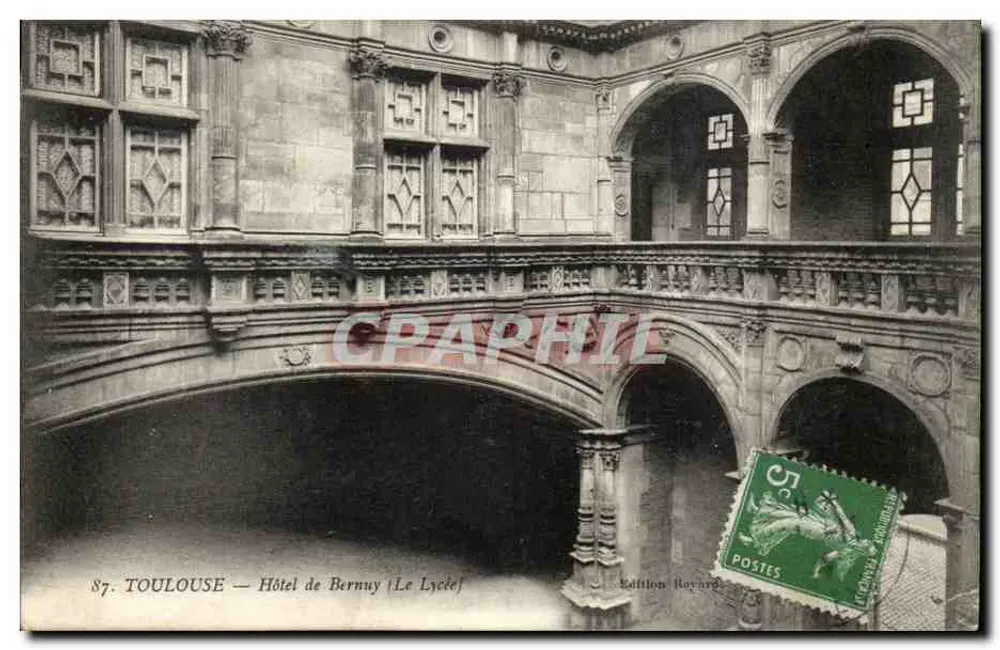 Toulouse — Hotel de Bernuy (O Liceu) — Edição Royard - Frente