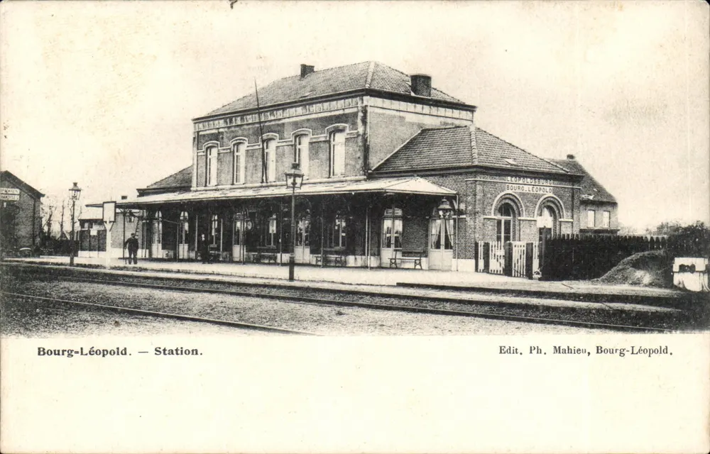 Bourg-Léopold — Station — Edit. Ph. Mahieu, Bourg-Léopold - Vorderseite