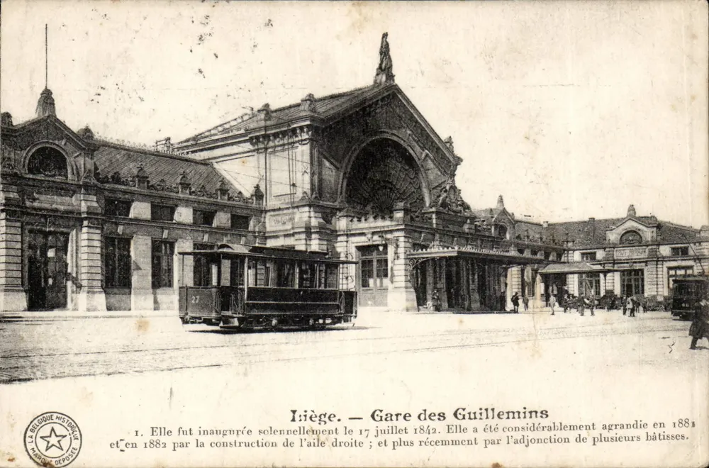 Liège — Bahnhof Guillemins — La Belgique Historique Dépôt - Vorderseite