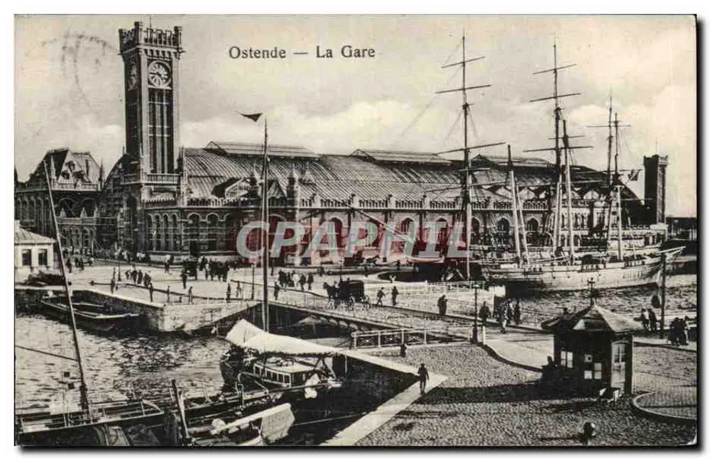 Ostende — Die Station — Unbekannter Verlag, Seriennummer nicht sichtbar - Vorderseite