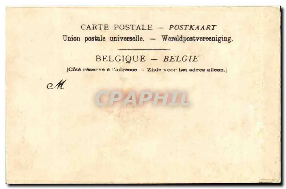 Antwerpen. Die flämische Milchmaid. - Rückseite
