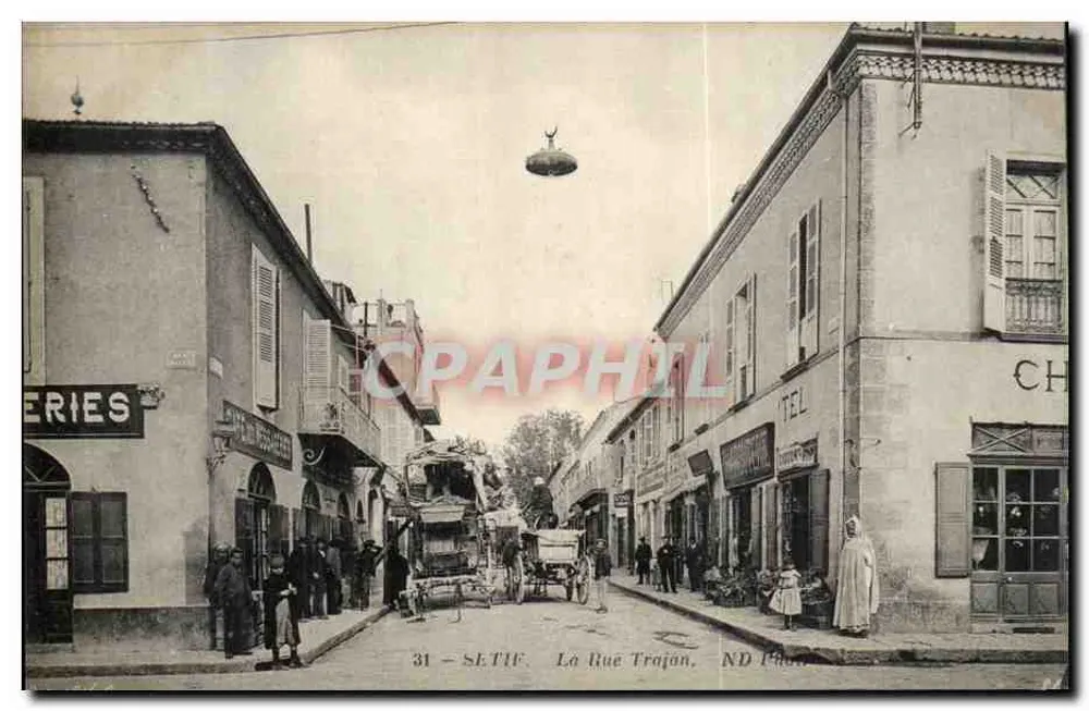 Setif — Rue Trajan — wydawca ND Pao, nr 31 - Awers