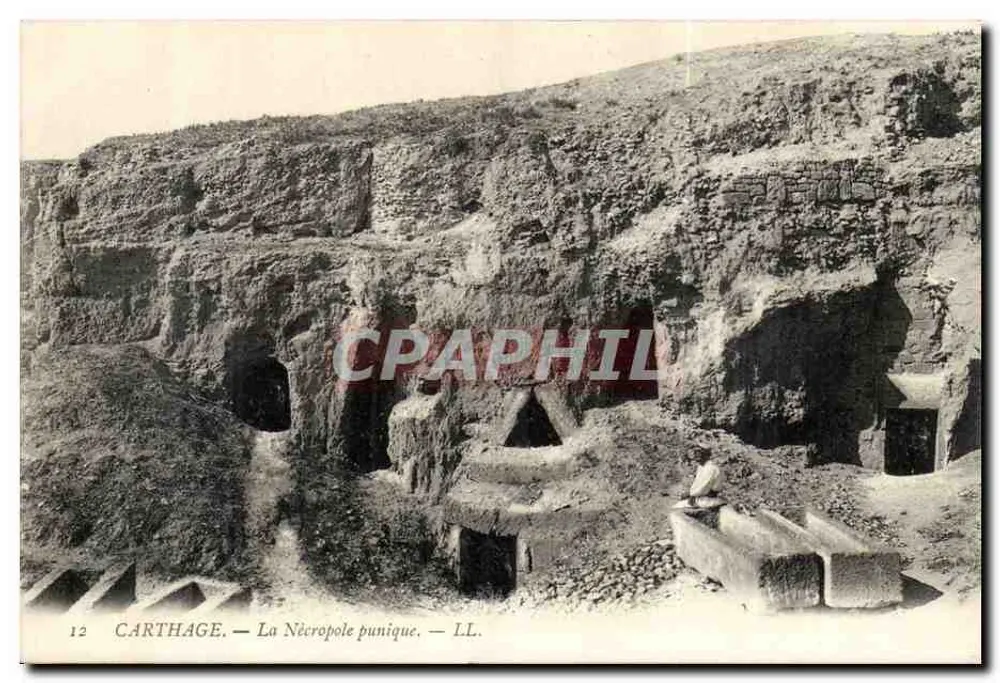 Cartago — La Necrópolis fenicia — LL. n°12 - Anverso