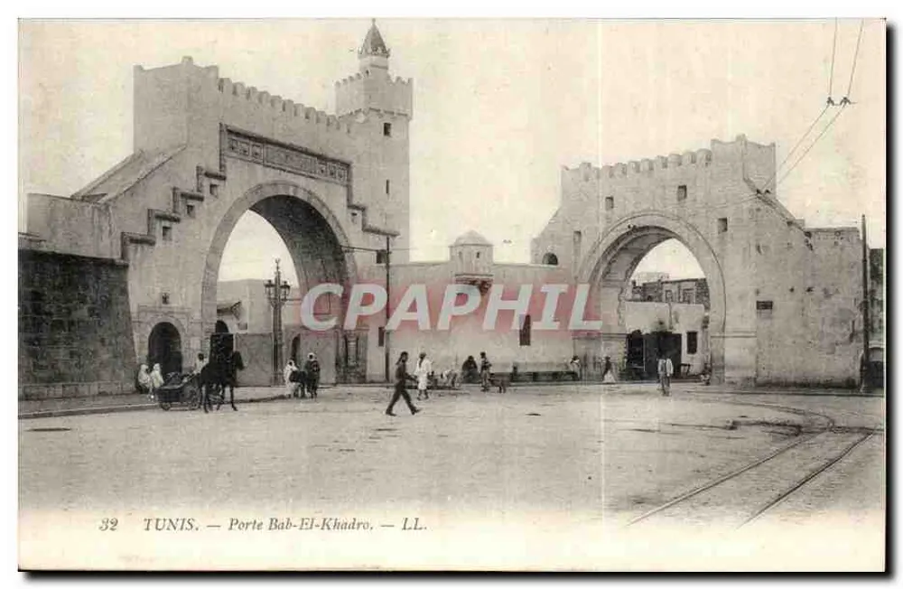 Tunis — Porta Bab El-Khodro — LL. n°32 - Frente