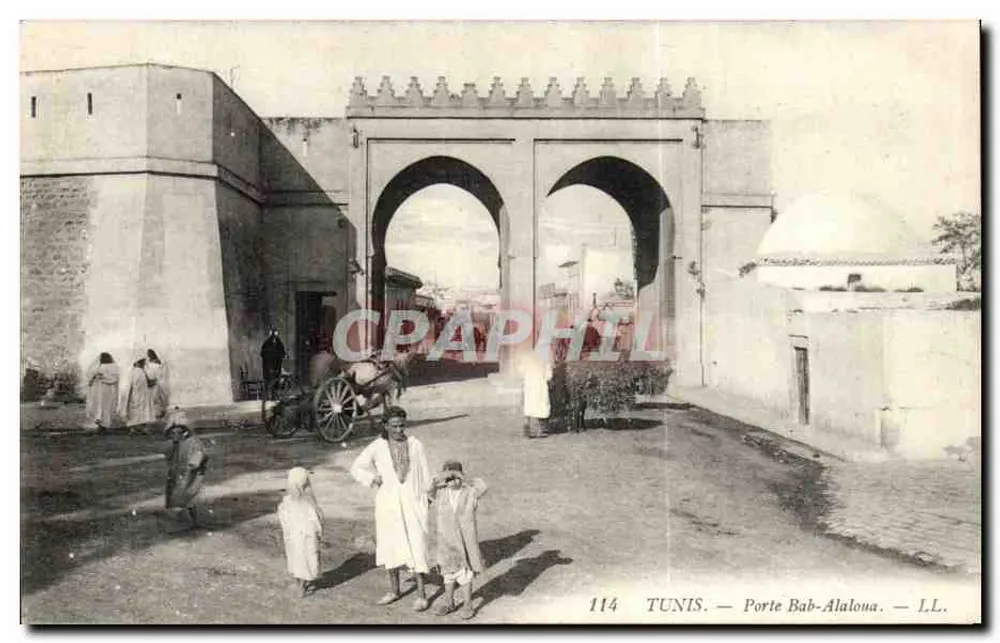 Tunis — Porta Bab-Alaloua — LL. n° 114 - Frente