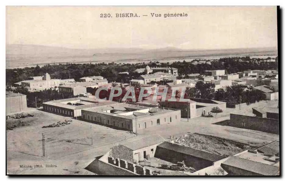 Biskra — Vista geral — Maure, fot. Biskra - Frente