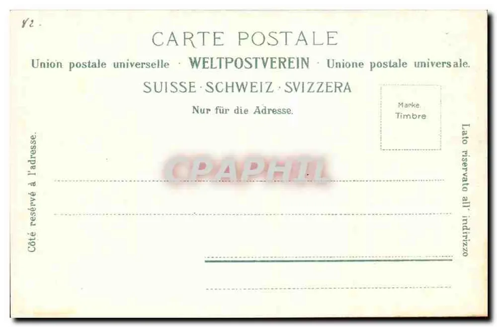 Flüelen u. der Bristenstock — vista lacustre con chiesa — Geb. Wehrli, Kilchberg & Zürich, n° 1897 - Verso