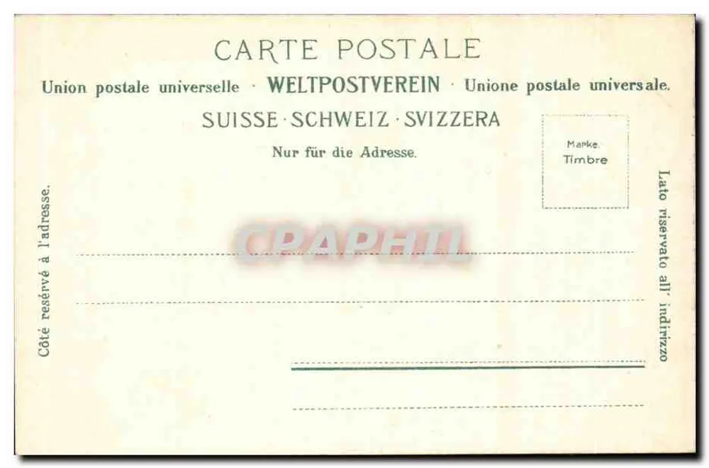 Bernina Kospiz — vista do glaciar e do lago — Louis Glaser, Leipzig - Verso