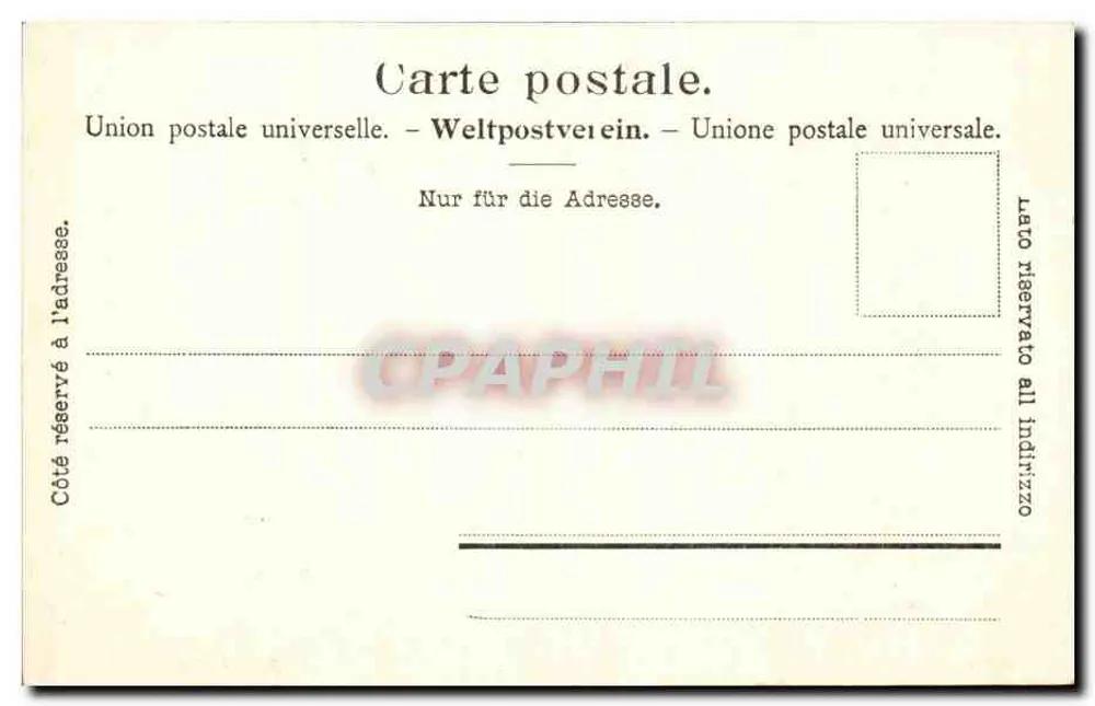 Viamala - Zweite Brücke — vista do cânion com cascata — VERLAG A. ROTH, THUSIS - NO. 111 - Verso