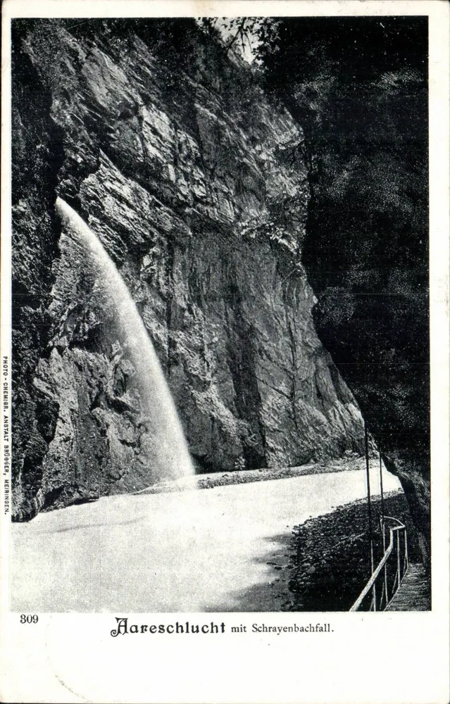 एअर्स्च्लुच्ट मिट श्रेरेनबाचफॉल — मेरिंगेन — फोटो चेमिग, एंसाट ब्रोडर्न, संख्या 809 - आगे