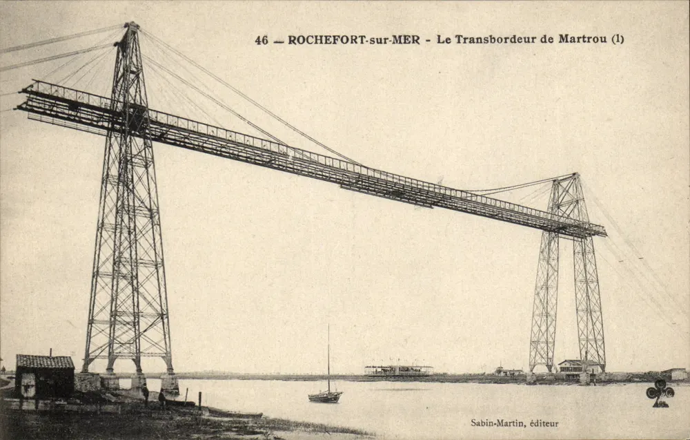 ROCHEFORT-sur-MER — O Transbordeur de Martrou — Sabin-Martin, editor - Frente