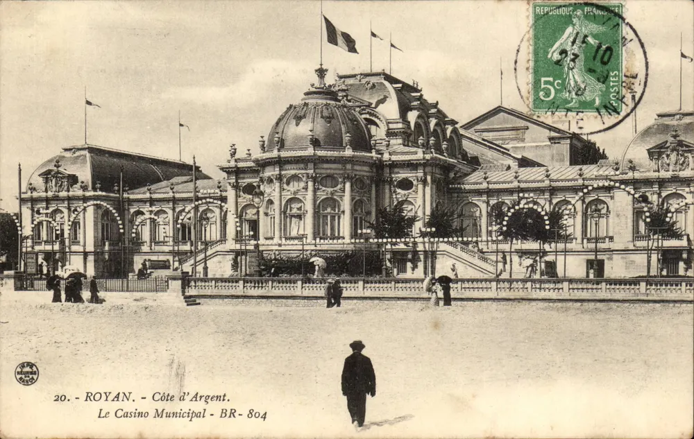 Royan - Côte d'Argent - Das Municipale Casino - BR-804 - Vorderseite