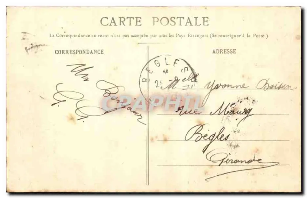 Royan - Côte d'Argent - Das Municipale Casino - BR-804 - Rückseite