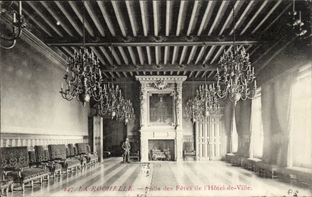 La Rochelle — Saal des Rathauses — anonymer Verleger, Nr. 247 - Vorderseite