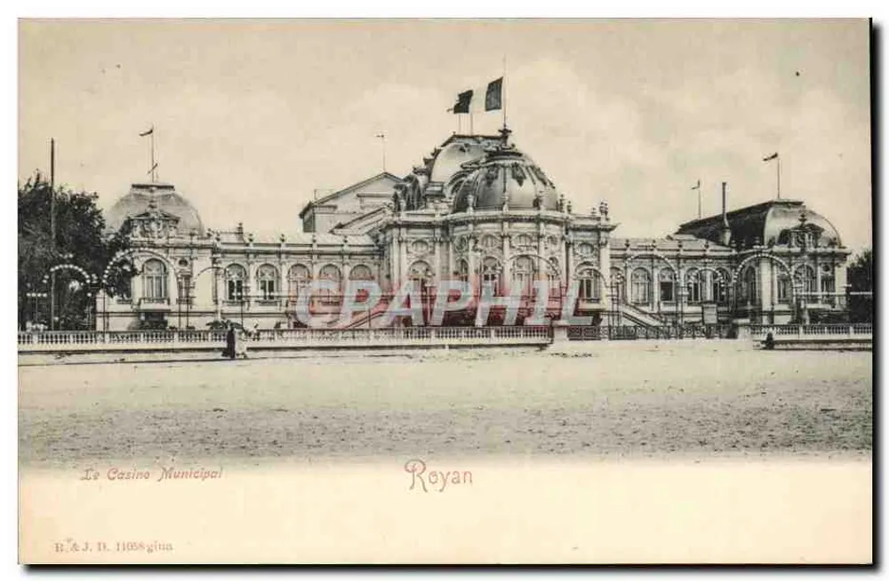 Das Municipale Casino — Royan — B. & J. D. 11658 - Vorderseite
