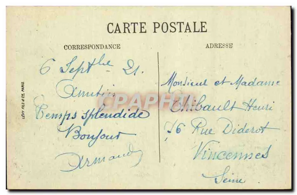 La Rochelle — Turm der Vier Sergeanten und Baustellen — LL. - Rückseite
