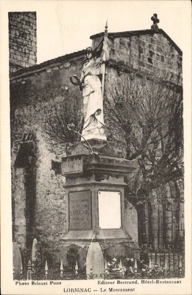 LORIGNAC — O Monumento — Editor Bertrand, Hôtel-Restaurant - Frente