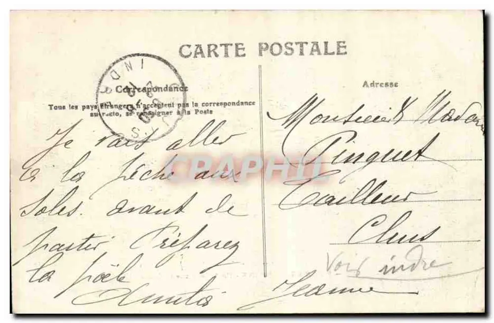 FOURAS-les-BAINS — Hafen Nord an der Mole — unbekannter Verlag, Nr. 88 - Rückseite