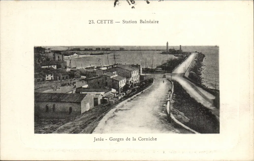 CETTE — Station Balnéaire — Jetée - Gorges de la Corniche - Frente