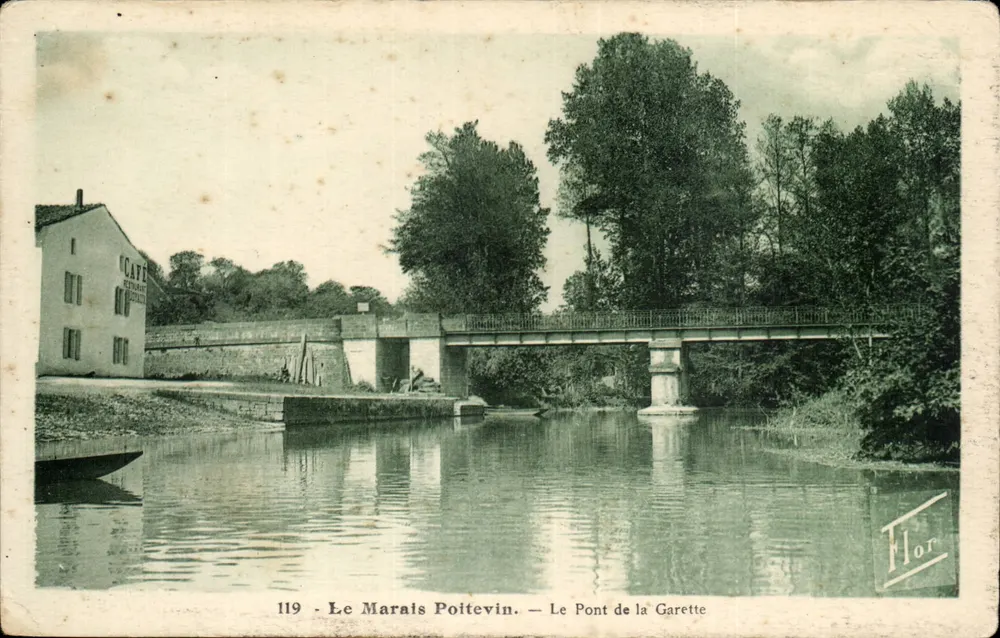 Le Marais Poitevin — Der Pont de la Garette — Editions Flor - Vorderseite