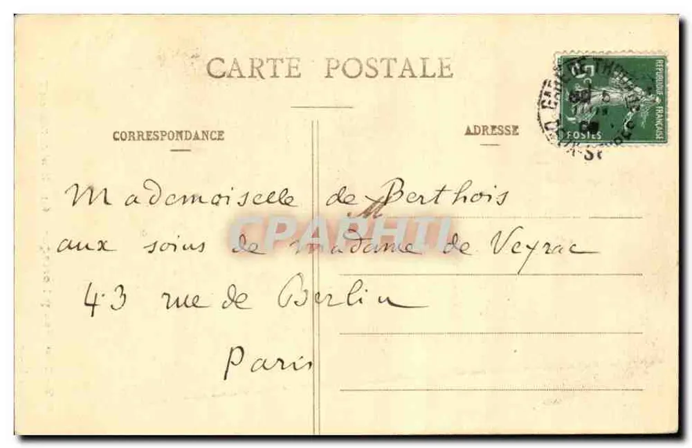 Thonars pittoors — Hotel van de President Tyndo — Dando-Berry, Loudun - Achterkant