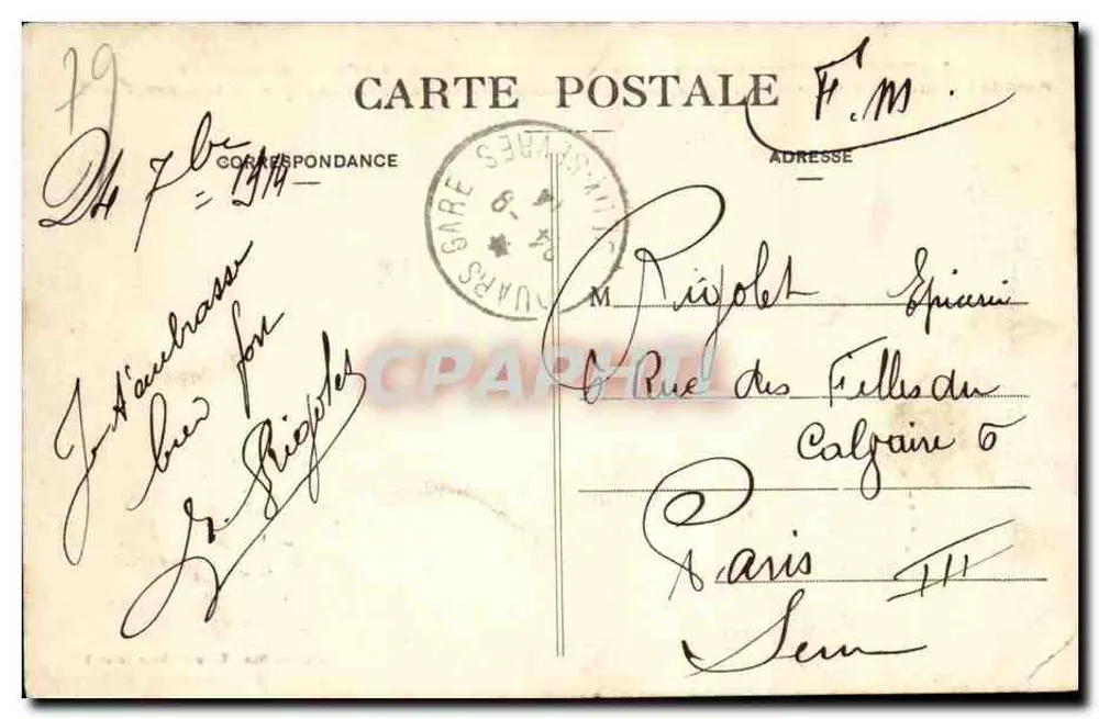 Thouars (Deux-Sèvres) — Vista generale del Castello e Ponte Saint-Jacques — editore sconosciuto, n° 2 - Verso