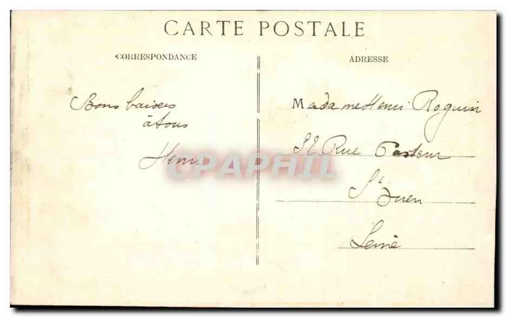 Thouars (D.-S.) - O Ponte St-Jacques (sobre o Thouet) medindo 100 m. de comprimento por 21 m. de altura, substitui um antigo Ponte suspensa destruído em 21 de janeiro de 1890 por um furacão - Verso