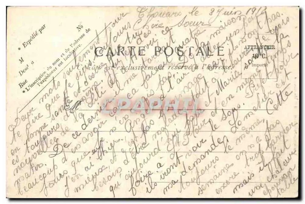 Thouars — Turm des Prinzen von Wales und Gräben der Madeleine — Librairie-Papeterie Mme Marolleau, N° 2 - Rückseite