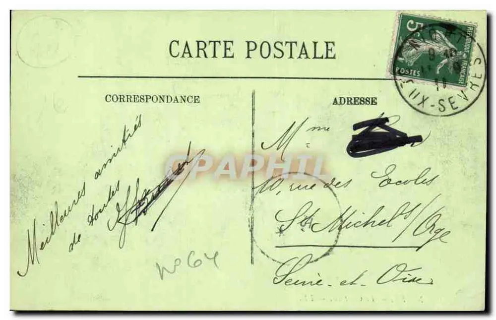 Niort — O Castelo — LL. - Verso