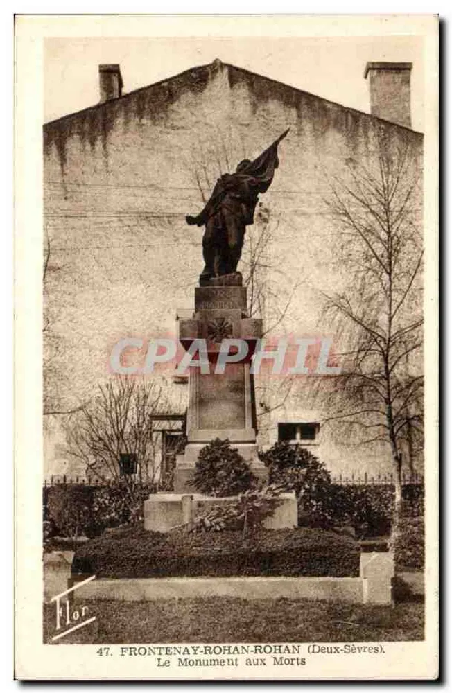Frontenay-Rohan-Rohan (Deux-Sèvres) — Il Monument aux Morts — Editore Flor - Recto