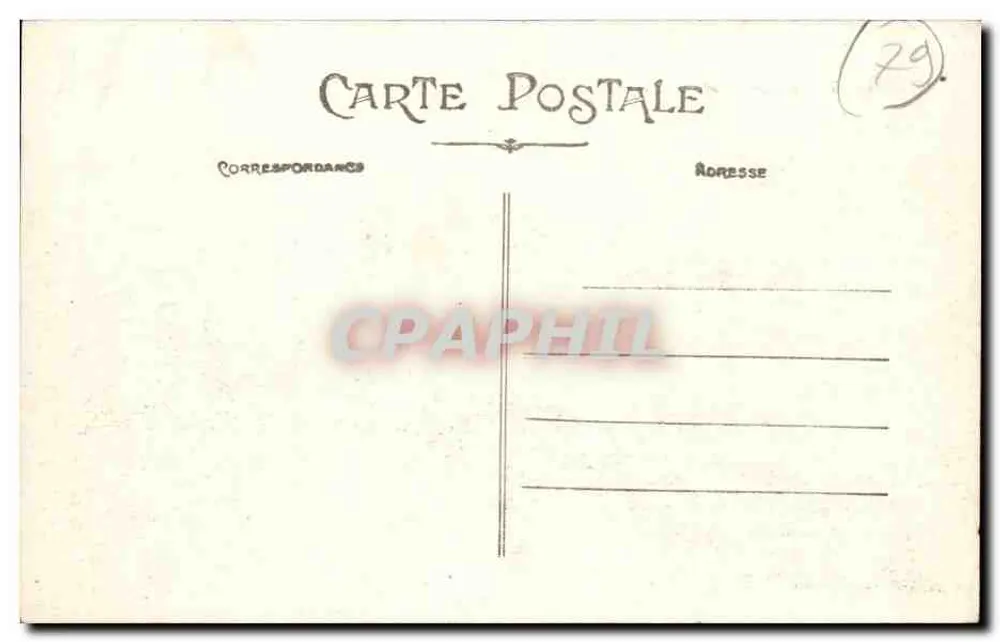 Niort — Église Saint-Étienne — Collection Raussay, N° 53 - Rewers