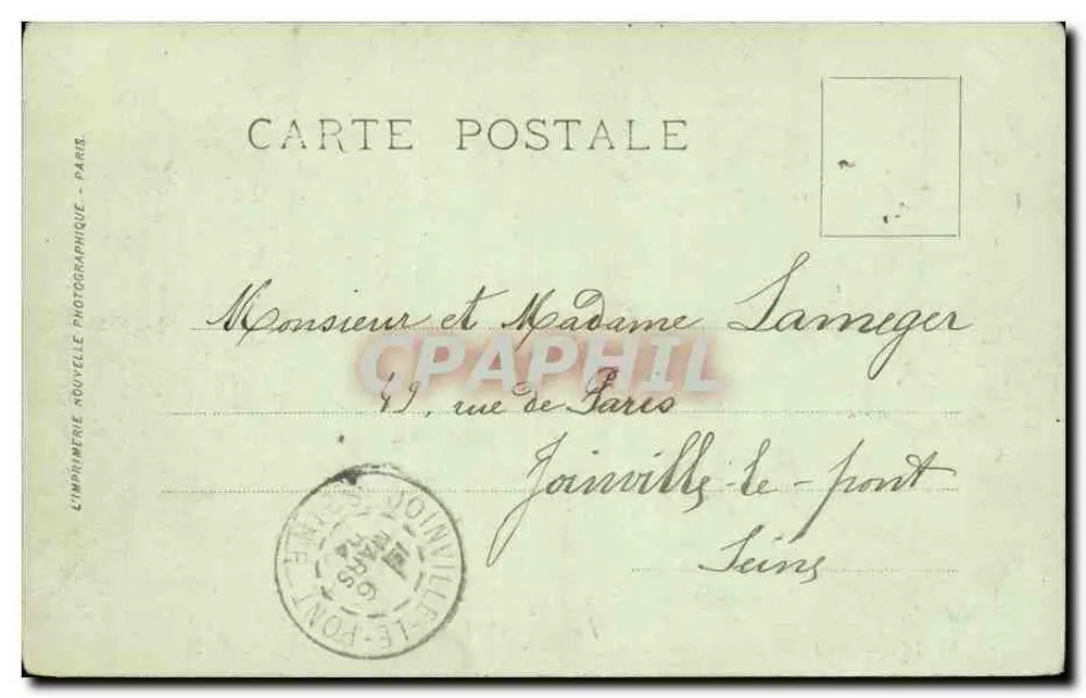 Niort — Le Mercato e il Donjon — LL - Verso