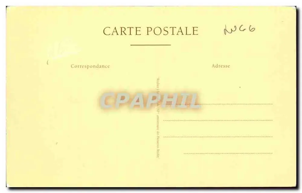 Niort — Blick auf die Kirche Saint-Étienne vom Donjon — Verlag A. L. H. - Rückseite