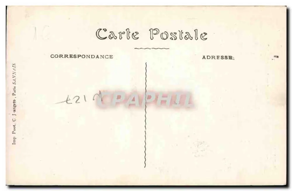 Niort — Flecha da Igreja Nossa Senhora — Coleção A. Basseby - Verso