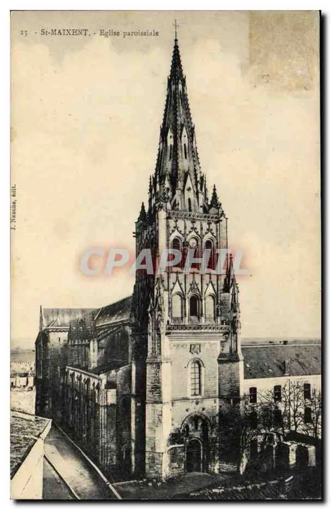 St-Maixent - Igreja Paroquial — J. Neaume, editor n°23 - Frente