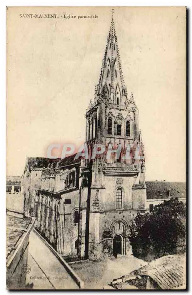 Saint-Maixent - Igreja paroquial — Coleção E. Blanchon - Frente