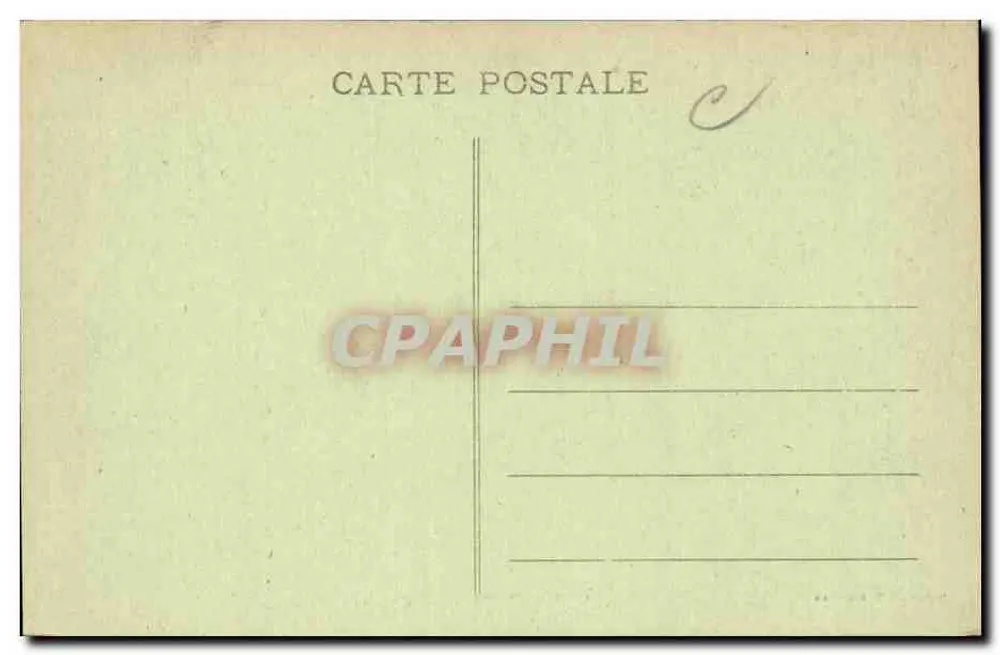 Saint-Maixent - Groene Alleen — Collectie E. Blanchon - Achterkant