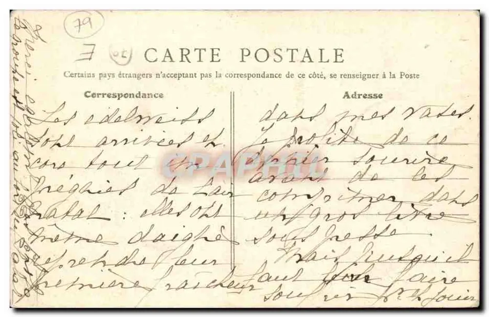 Bressuire (Deux-Sèvres) — Place du Champ de Foire — O. Anirépoque, tabac, Bressuire - Rückseite