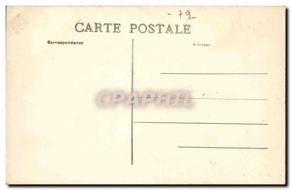 Thorigny — Les Vallières — A Jacques 1er — Ed. Marchal - Verso